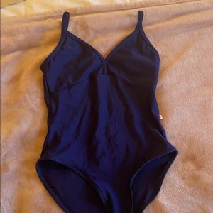 NAVY BLUE YUMIKO LEOTARD DARIA SIZE: SMALL NWOT